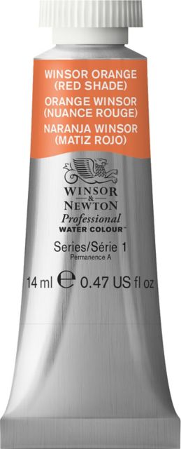 Professional Watercolor 14mL Winsor Orange Red Shade