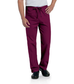 UNISEX SCRUB PANT WINE XXL