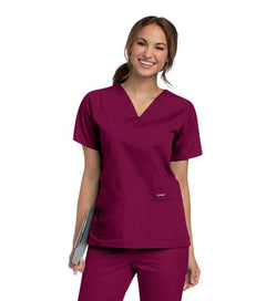V-NECK TUNIC WINE XSM