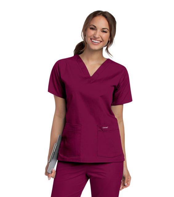 V-NECK TUNIC WINE XSM