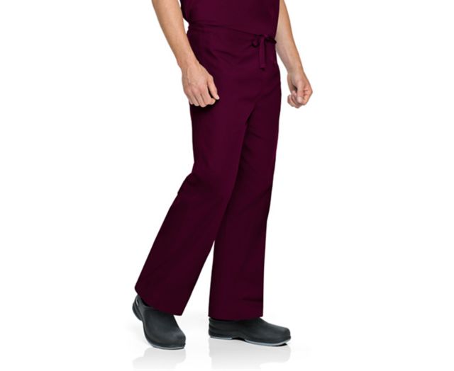 UNISEX SCRUB PANT WINE XSM