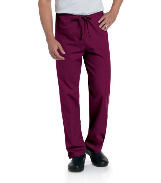 UNISEX SCRUB PANT WINE 4XL