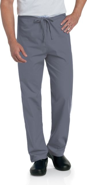 Essentials Unisex Straight-Leg Scrub Pants Steel Grey Medium