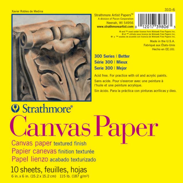 CANVAS 300 PAD 6X6 10 SHEETS