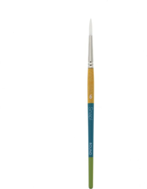 Snap Gold Taklon Round 6 Short Handle