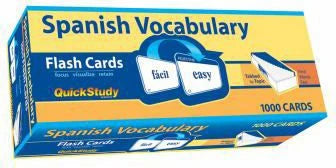 SPANISH VOCABULARY FLASH CARDS - New (SKU: 14806480)