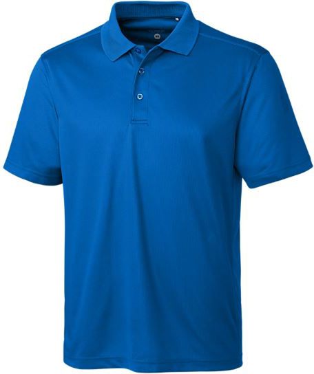 Mens Ice Pique Polo Royal Blue Small