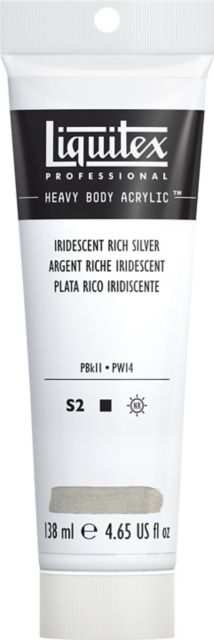 Hb Acrylic 4.65Oz Iridescent Bright Silver