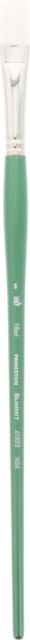 SUMMIT WHITE SYNTHETIC BRISTLE FILBERT 8 LONG HANDLE