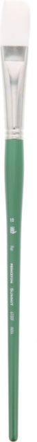 SUMMIT WHITE SYNTHETIC BRISTLE FLAT 12 LONG HANDLE
