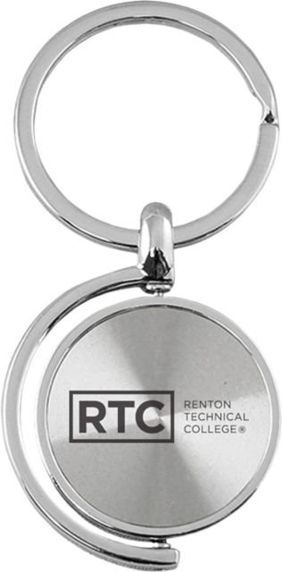 Renton Technical College Spinner Key Tag