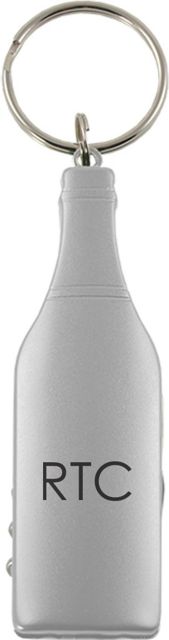 Renton Technical College Wine Bottle Opener Keychain