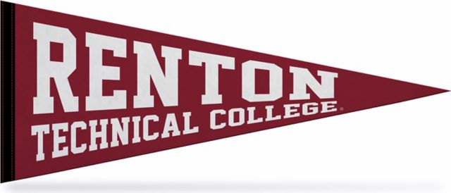 Renton Technical College 12x30 Pennant