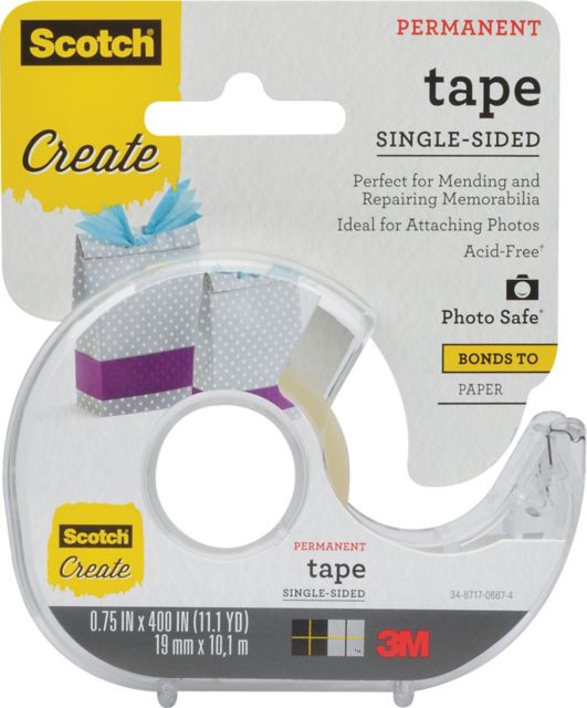 PHOTO AND DOCUMENT MENDING TAPE 3/4X400-INCHES