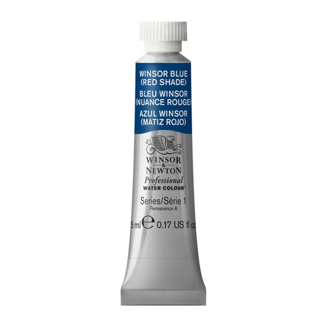 PROFESSIONAL WATERCOLOR 5ML WINSOR BLUE RED SHADE