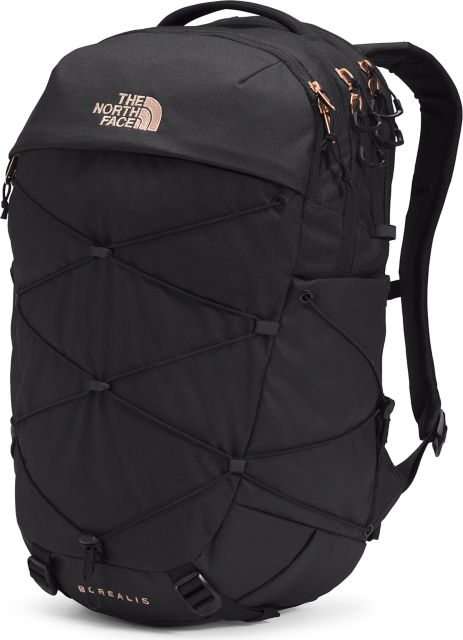 W BKPK BOREALIS BLK HTR/CORAL