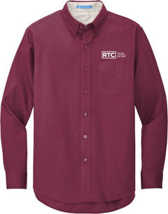 Renton Twill Button Down Long Sleeve Renton Technical College - ONLINE ONLY