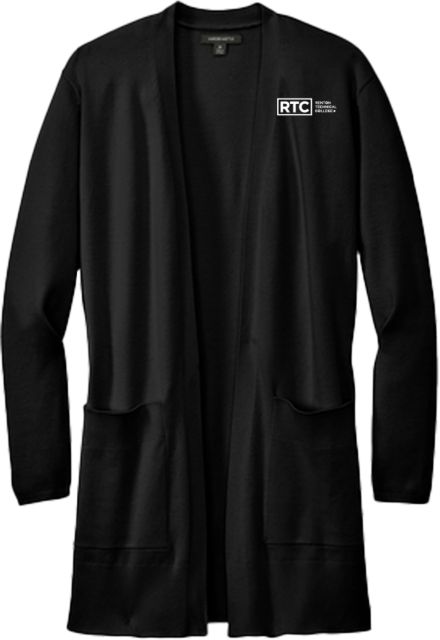 Renton Mercer + Mettle Womens Open Front Cardigan Sweater Renton Technical College - ONLINE ONLY