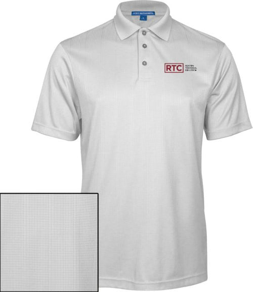 Renton Performance Fine Jacquard Polo Renton Technical College - ONLINE ONLY