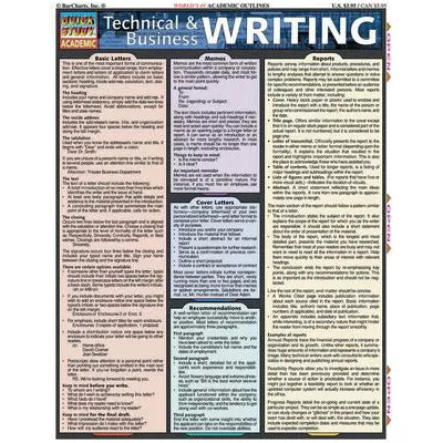 Technical &amp; Business Writing Barchart - New (SKU: 855891)