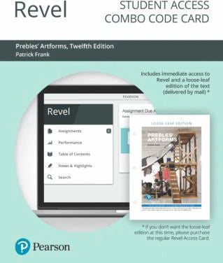 Revel + Print Combo Access Code for Prebles' Artforms