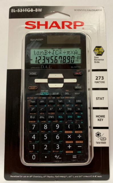 CALC/EL531TGBBW SHARP SCIENTIF